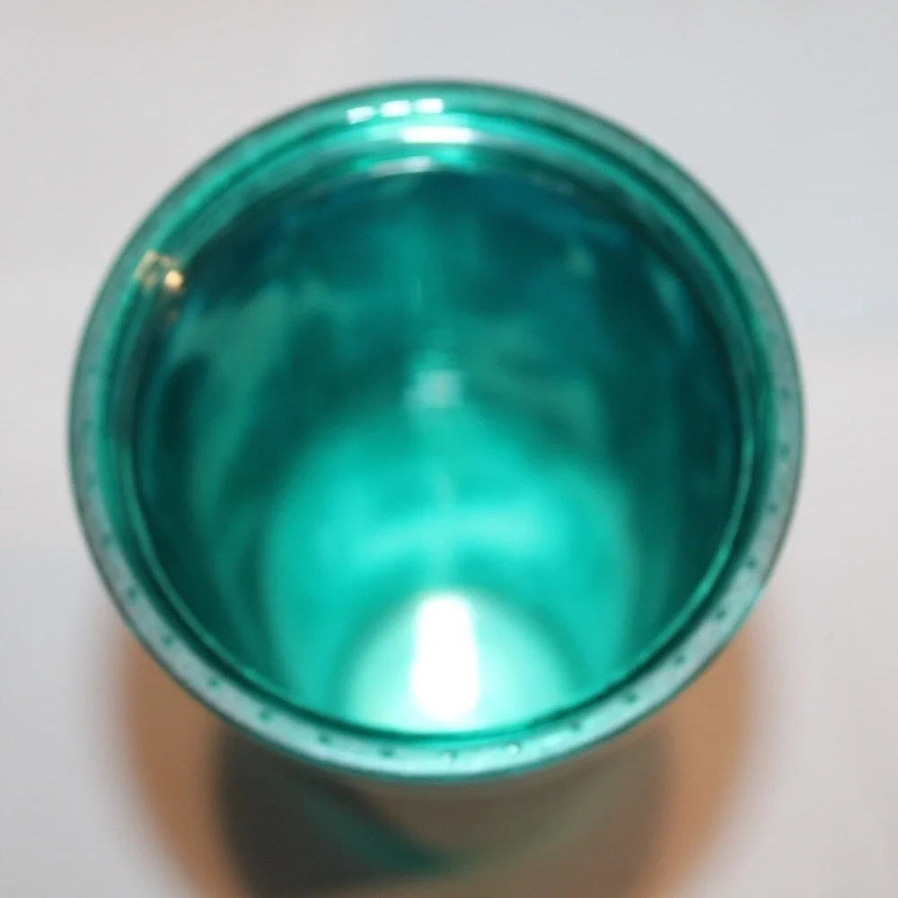 Starbucks 24 fl oz blue green Venti cold tumbler travel cup with lid & straw